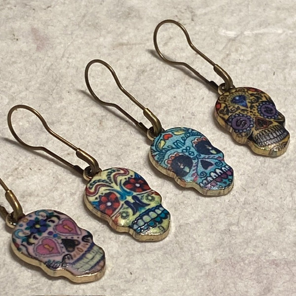 Sugar Skulls Stitch Marker Set