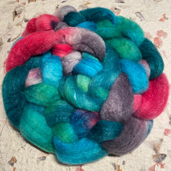 IxCHeL Fibre & Yarns Babydoll Southdown Blend Tops colourway Lagoon Summer