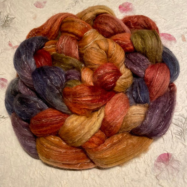 IxCHeL Fibre And Yarns Bunny Bison Bliss BBB Tops colourway Autumn Magic