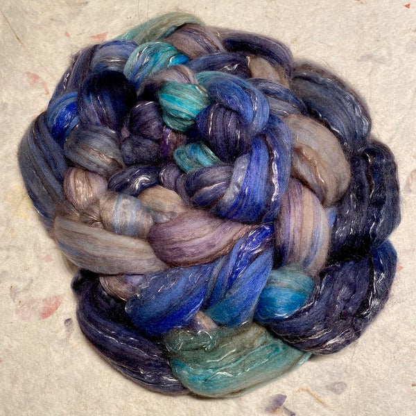 IxCHeL Fibre And Yarns Bunny Bison Bliss BBB Tops colourway Whale Song