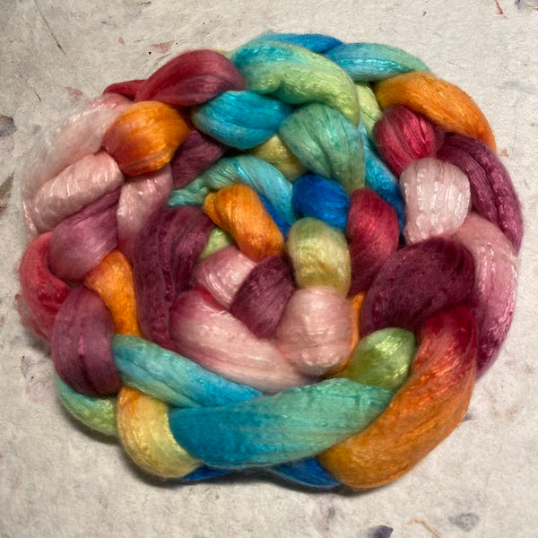 IxCHeL Fibre & Yarns Cashmerino Silk Top colourway Tropical Island Bliss
