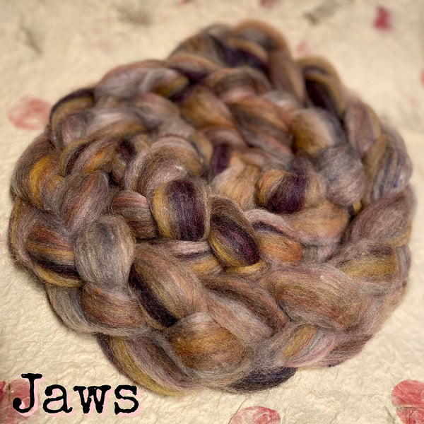 IxCHeL Fibre & Yarns Frankenfluff Tops colourway Jaws