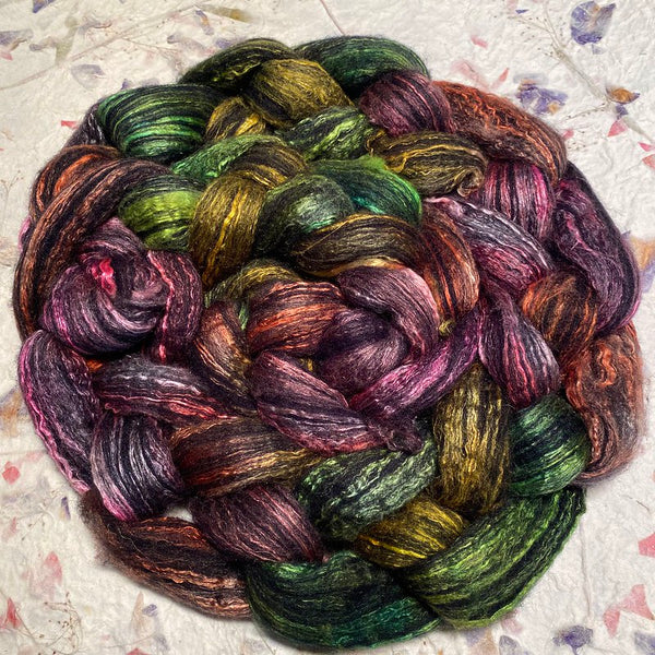 IxCHeL Fibre & Yarns Gothic Tops colourway Garden Faeries