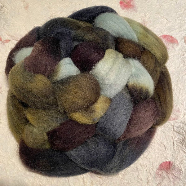 IxCHeL Fibre & Yarns Grå Trøender Tops colourway Bog Witch