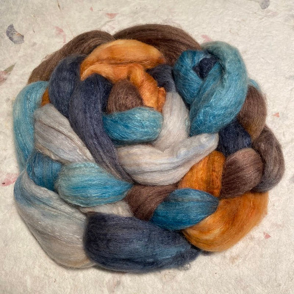IxCHeL Fibre & Yarns Guanaco Blend Tops colourway Birch Forest