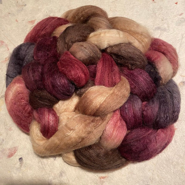 IxCHeL Fibre & Yarns Guanaco Blend Tops colourway Coffee And Romance