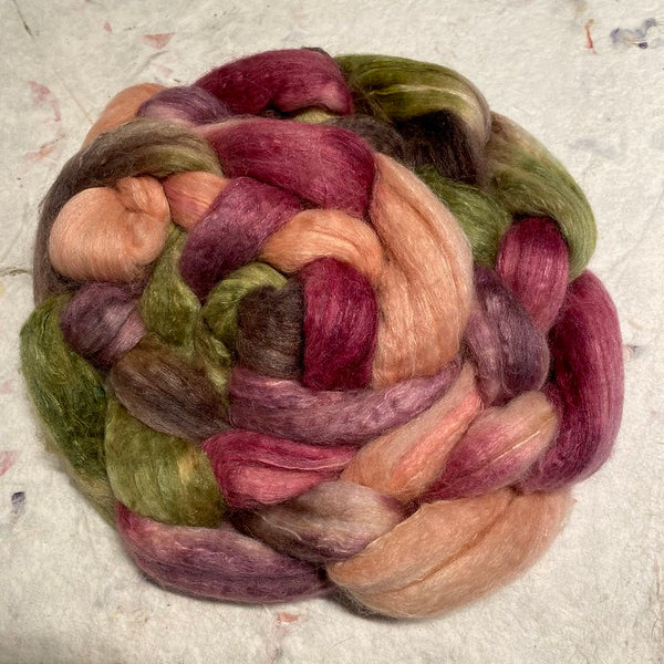 IxCHeL Fibre & Yarns Guanaco Blend Tops colourway Spring Blossoms