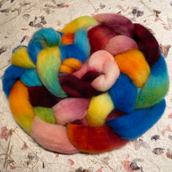 IxCHeL Fibre & Yarns Hog Island Tops colourway Tropical Island Bliss