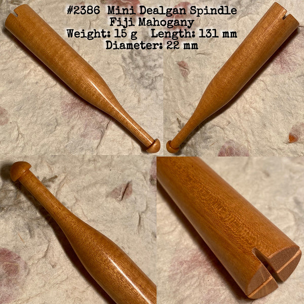 IxCHeL Fibre & Yarns LotBD Mini Dealgan made from Fiji Mahogany #2386