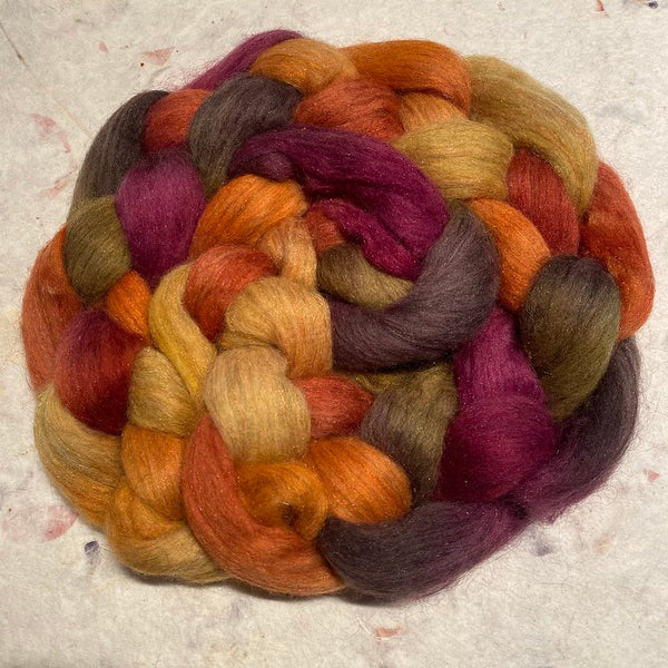 IxCHeL Fibre & Yarns Magic Tops colourway Orange Moon Magic