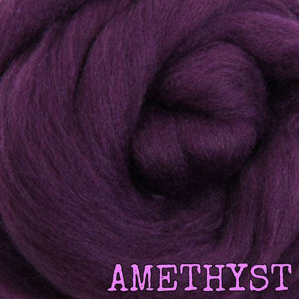 IxCHeL Fibre & Yarns Merino Tops colourway Amethyst