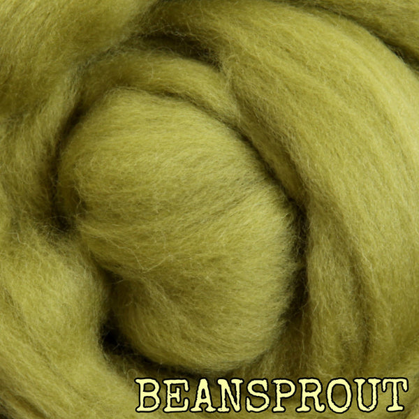 IxCHeL Fibre & Yarns Merino Tops colourway Beansprout