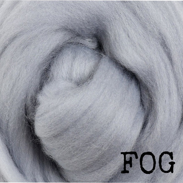 IxCHeL Fibre & Yarns Merino Tops colourway Fog