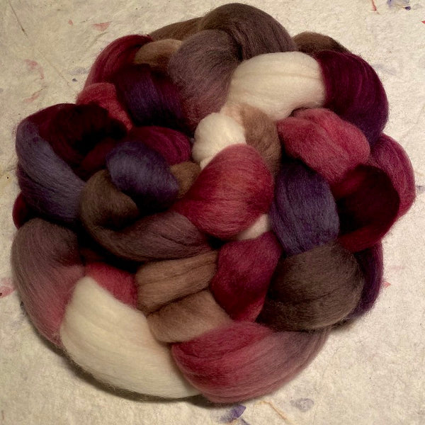 IxCHeL Fibre & Yarns Navajo Churro Tops colourway Coffee And Romance