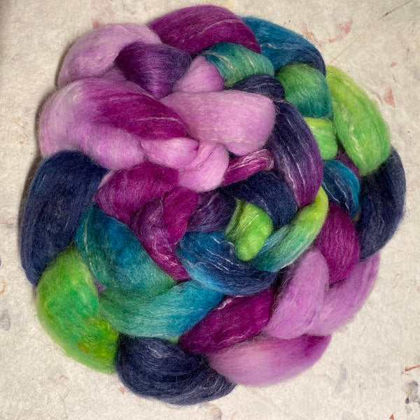 IxCHeL Fibre & Yarns North Ronaldsay Blend Tops colourway Area 51 Shetland