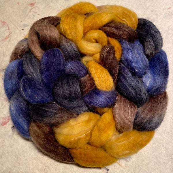 IxCHeL Fibre & Yarns North Ronaldsay Blend Tops colourway Argylle