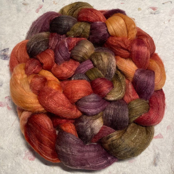 IxCHeL Fibre & Yarns Pearl Bunny Tops colourway Autumn Leaves