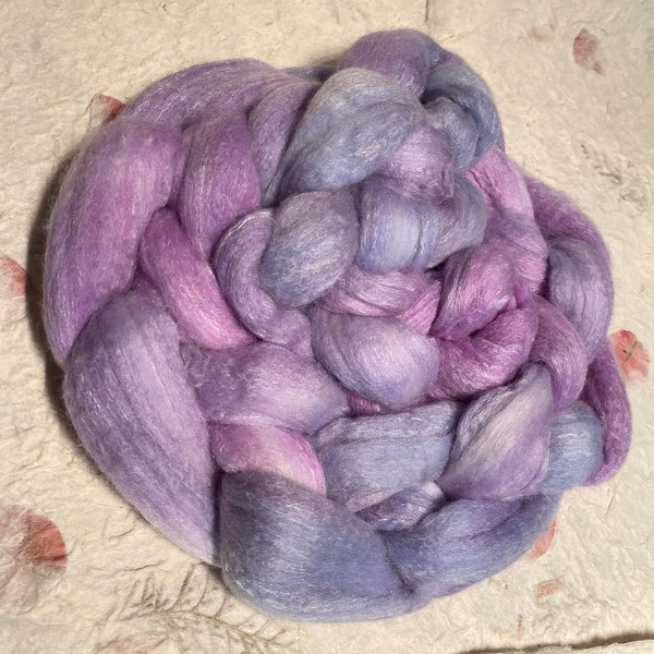 IxCHeL Fibre & Yarns Pearl Bunny Tops colourway Lavender Flowers