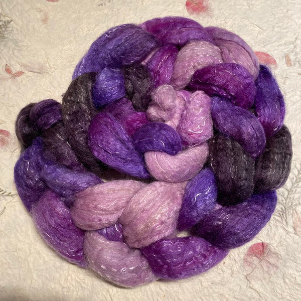 IxCHeL Fibre & Yarns Tundra Qiviut Blend Tops colourway Hocus Pocus