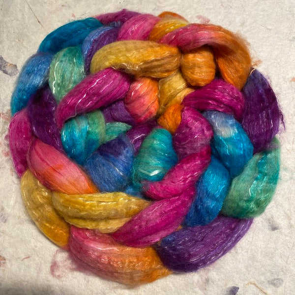 IxCHeL Fibre & Yarns Tundra Qiviut Blend Tops colourway Unicorns