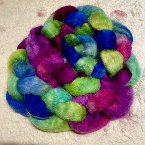 IxCHeL Fibre & Yarns Wensleydale Tops colourway Beetlejuice