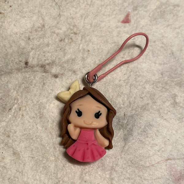 IxCHeL Fibre & Yarns Stitch Marker Fairytale Princess range Close up
