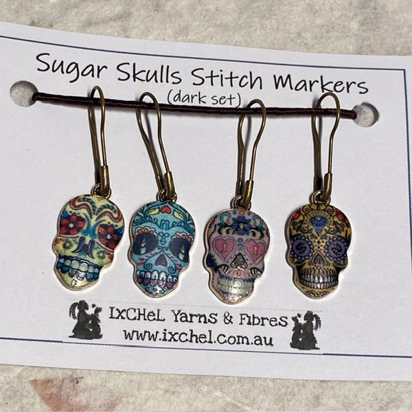Sugar Skulls Stitch Marker Set