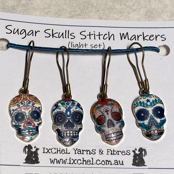 Sugar Skulls Stitch Marker Set