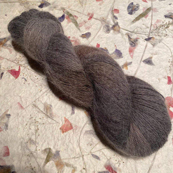IxCheL Fibre & Yarns Bunny Mink 3ply Yarn colourway Near Dark