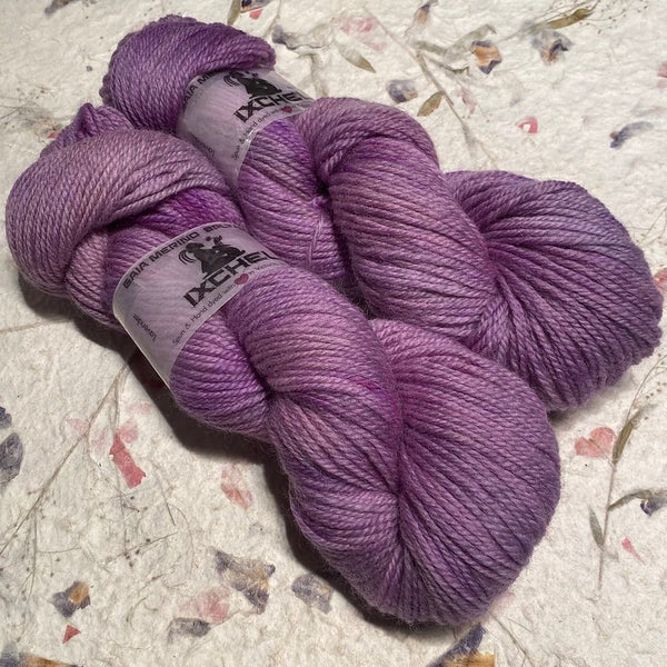 IxCHeL Fibre & Yarns 8ply DK Merino Yarn 'GAIA' colourway Lavender