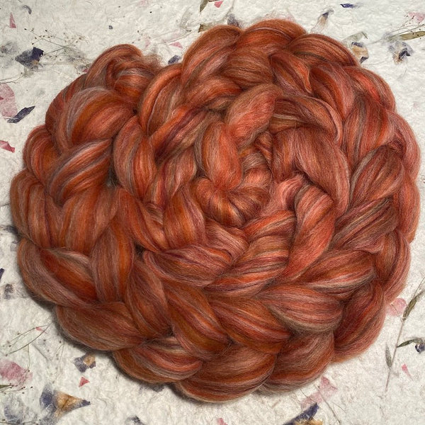 IxCHeL Fibre & Yarns Flower Power Tops colourway Marigold