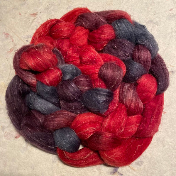IxCHeL Fibre & Yarns Happy Bunny Tops colourway Dark Secrets