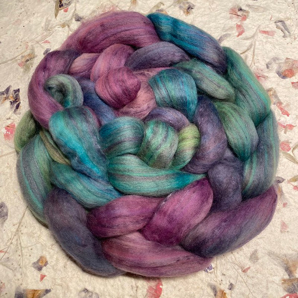 IxCHeL Fibre & Yarns Merino Bamboo Tops colourway Lagoon Mermaids