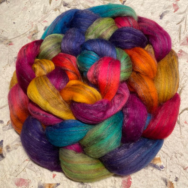 IxCHeL Fibre & Yarns Merino Bamboo Tops colourway Unicorn Magic