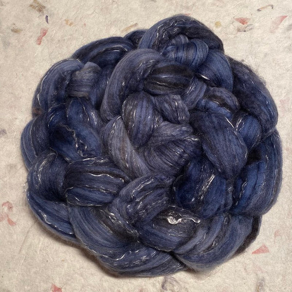 IxCHeL Fibre & Yarns Precious Tops colourway Indigo