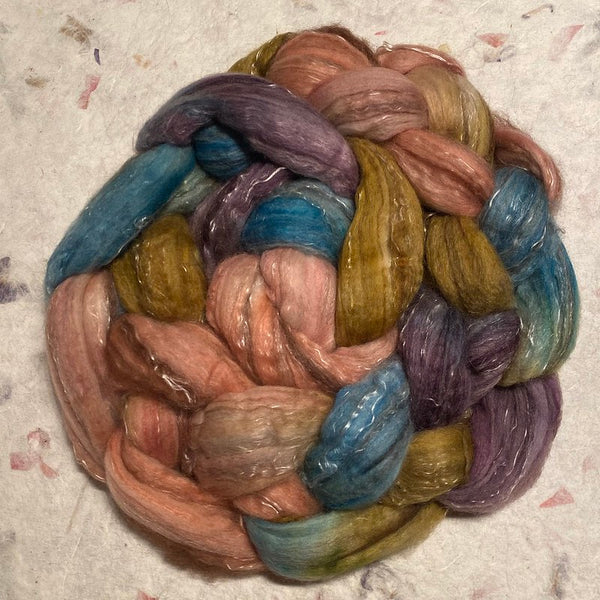 IxCHeL Fibre & Yarns Precious Tops colourway Scottish Heather