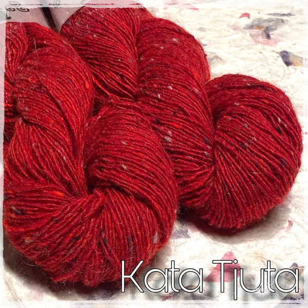 IxCHeL Fibre & Yarns Mohair Merino Tweed 4ply Yarn colourway Kata Tjuta