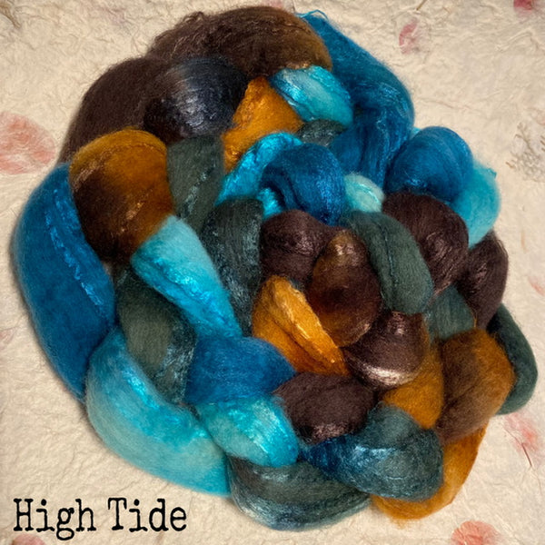 Blue Faced Leicester Silk Cashmere Tops