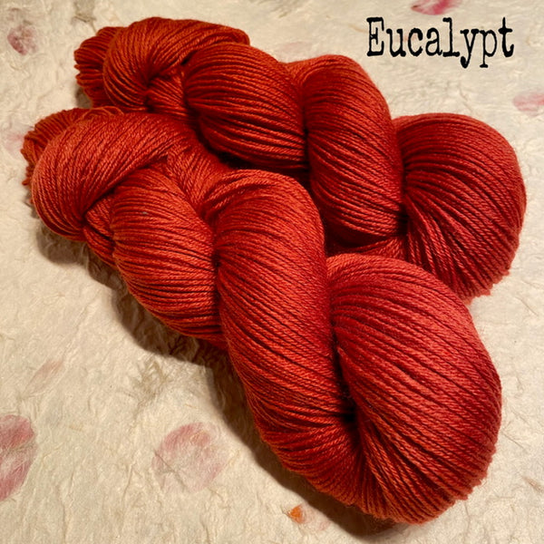 IxCHeL Fibre And Yarns 4ply Sock Yarn colourway Eucalypt