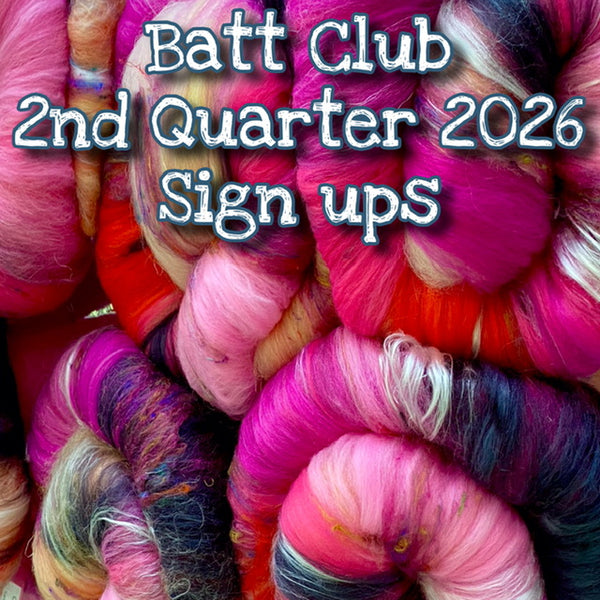 IxCHeL Fibre And Yarns Art journey Batt Club 2nd Quarter 2026 Poster