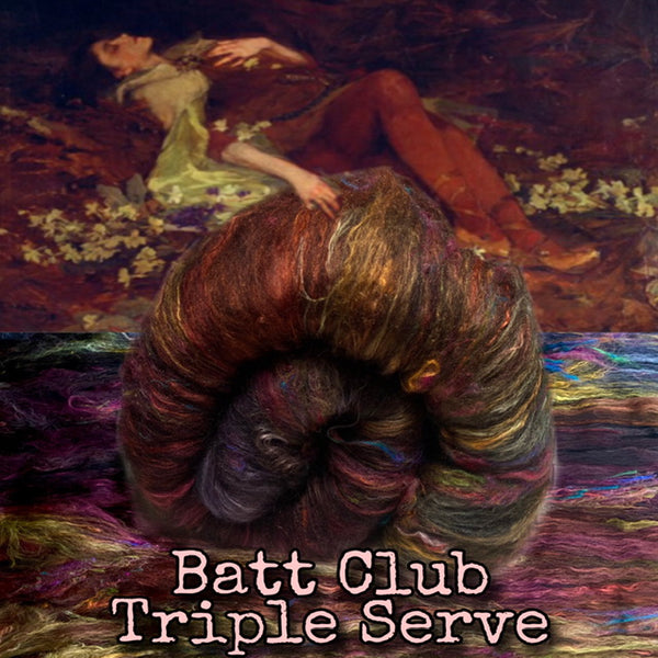 IxCHeL Fibre And Yarns Art Journey Batt Club Triple Serve Poster