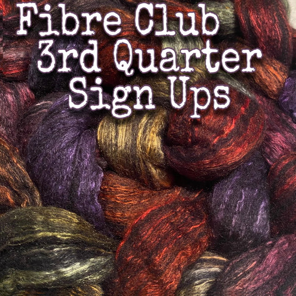 IxCHeL Fibre And Yarns Art Journey Fibre Club 3rd Quarter Sign Ups Poster 