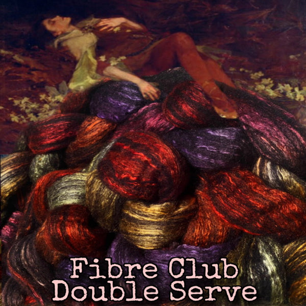 IxCHeL Fibre And Yarns Art Journey Fibre Club Double Serve Poster