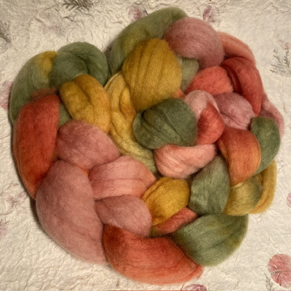 IxCHeL Fibre & Yarns BFL Cashmere Top colourway Garden Faeries