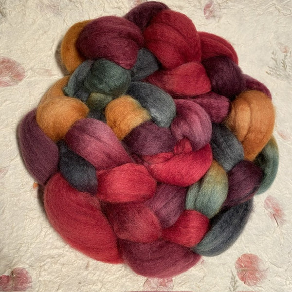 IxCHeL Fibre & Yarns BFL Cashmere Top colourway Sugar & Spice