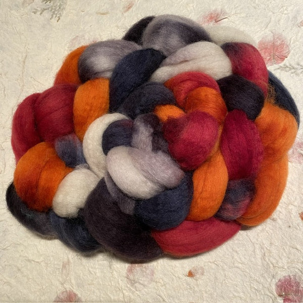 IxCHeL Fibre & Yarns BFL Cashmere Top colourway Vulcan