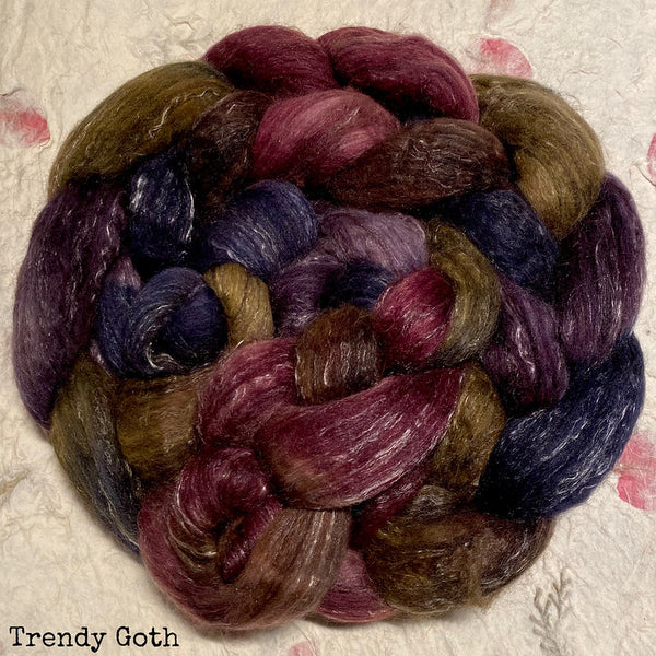 IxCHeL Fibre And Yarns Bunny Bison Bliss BBB Tops colourway Trendy Goth