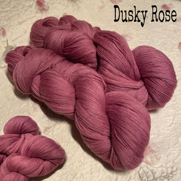 IxCHeL Fibre And Yarns Cashmerino Lace Yarns colourway Dusky Rose