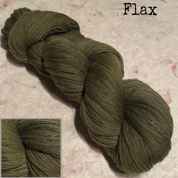 IxCHeL Fibre & Yarns Cashmerino Lace Yarn colourway Flax