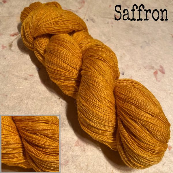 IxCHeL Fibre & Yarns Cashmerino Lace Yarn colourway Saffron 